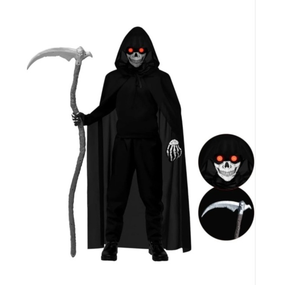 Spooktacular Creations Black Grim Reaper Costume Set Kids One Size Halloween Toy